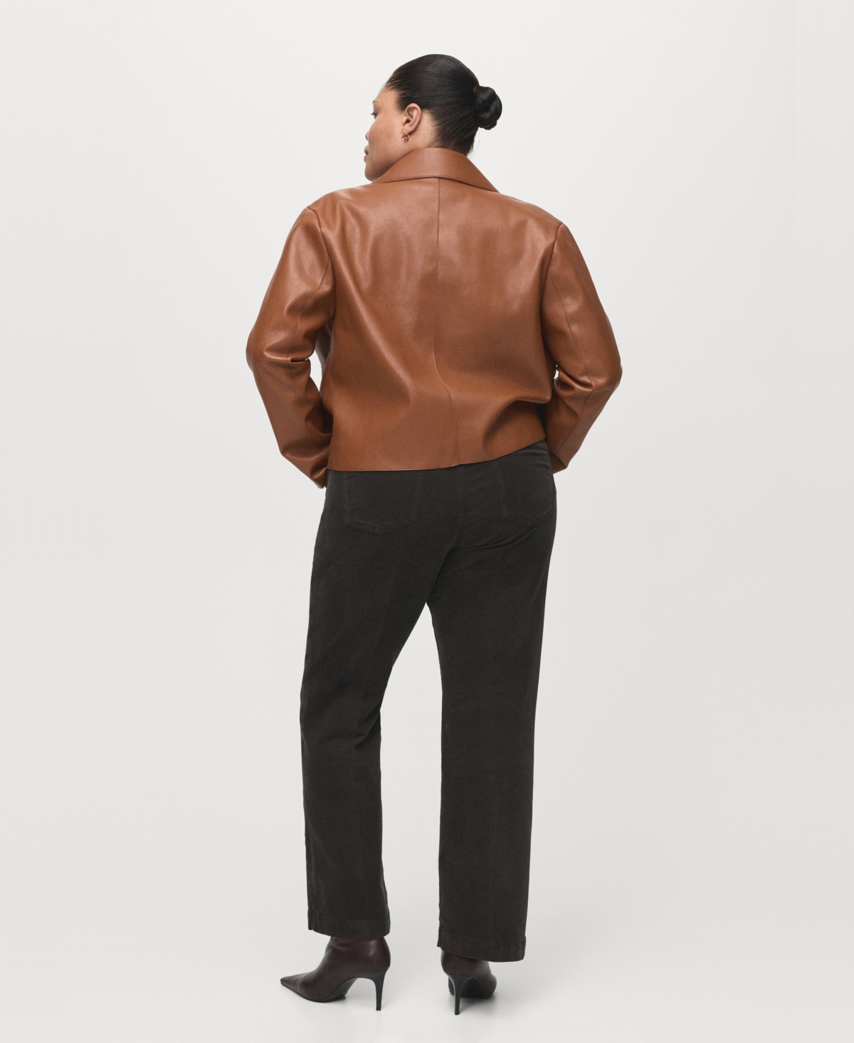 Mango Women's Corduroy Flared Jeans