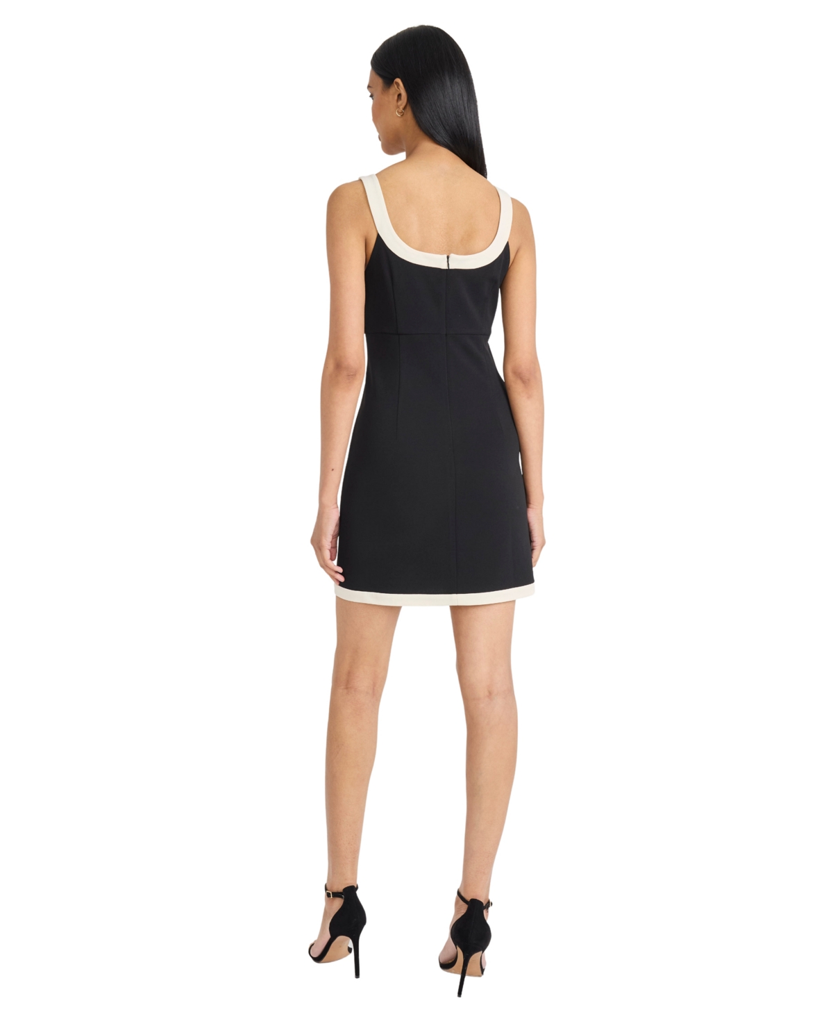 Donna Morgan Women's Scoop Neck Tank Mini Dress