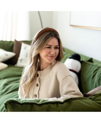 Women's Classic Padded Headband - Dark Brown