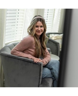 Women's Classic Padded Tweed Headband - Espresso Maroon