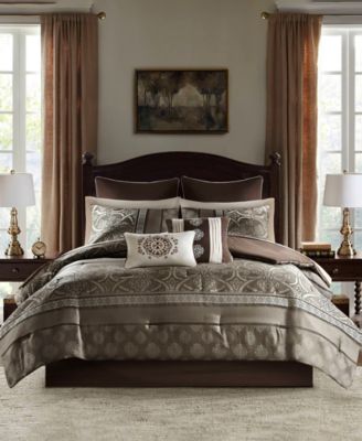Madison Park Essentials Zara Jacquard 16-Pc. Comforter Set, Queen