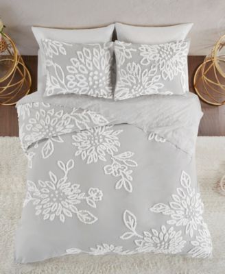 Veronica Floral 3-Pc. Duvet Cover Set, King/California King