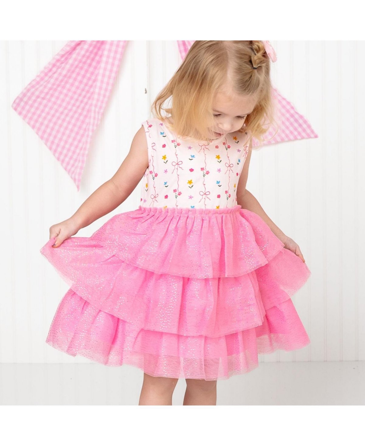 Sweet Wink Baby Girls Peony Floral Tank Tutu Dress