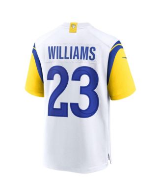 Men's Kyren Williams White Los Angeles Rams Super Bowl LX Game Jersey