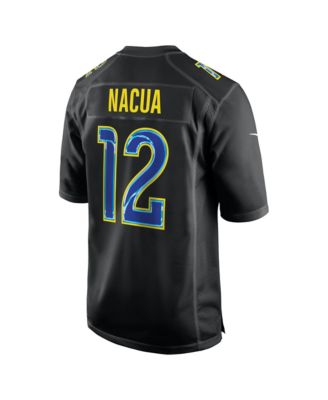 Men's Puka Nacua Black Los Angeles Rams Super Bowl LX Fashion Game Jersey