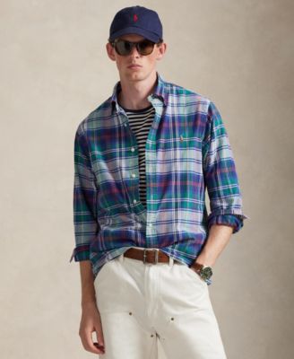 Men's Long-Sleeve Oxford Shirt