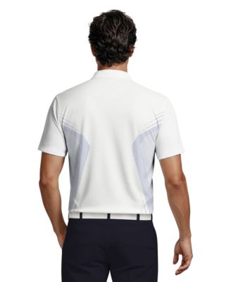 Men's Faux Seamless Mapped Golf Polo Shirt