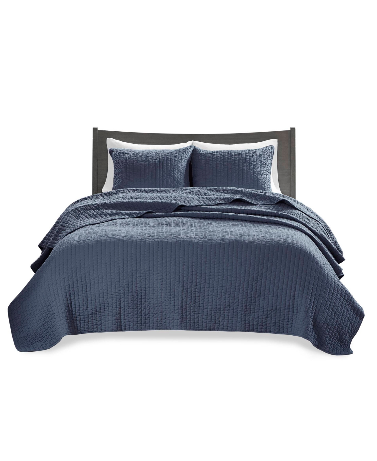 Madison Park Keaton Quilted 3-Pc. Quilt Set, King/California King