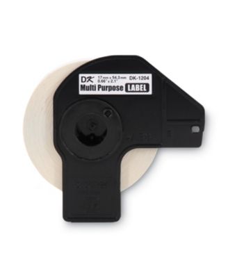 DK1204 0.66 in. x 2.1 in. Die-Cut Multipurpose Labels - White (1-Roll