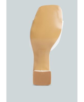 Womens Naflah Rhinestone Embellished Slip On Heels