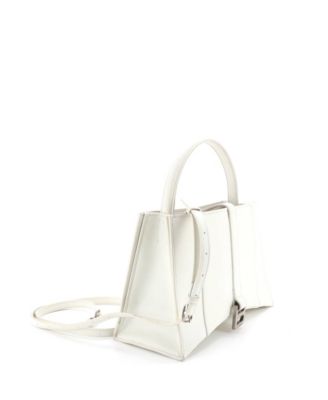 Small Hourglass East West Tote Leather