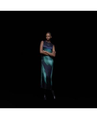 Women's Sleeveless Printed Dress