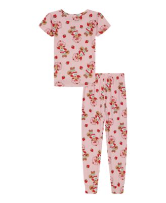 Girls' 4-10 Berry Cute Top and Pants, 2-Piece Pajama Set