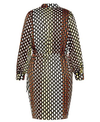 Women's Plus Size Genevieve Print Dress