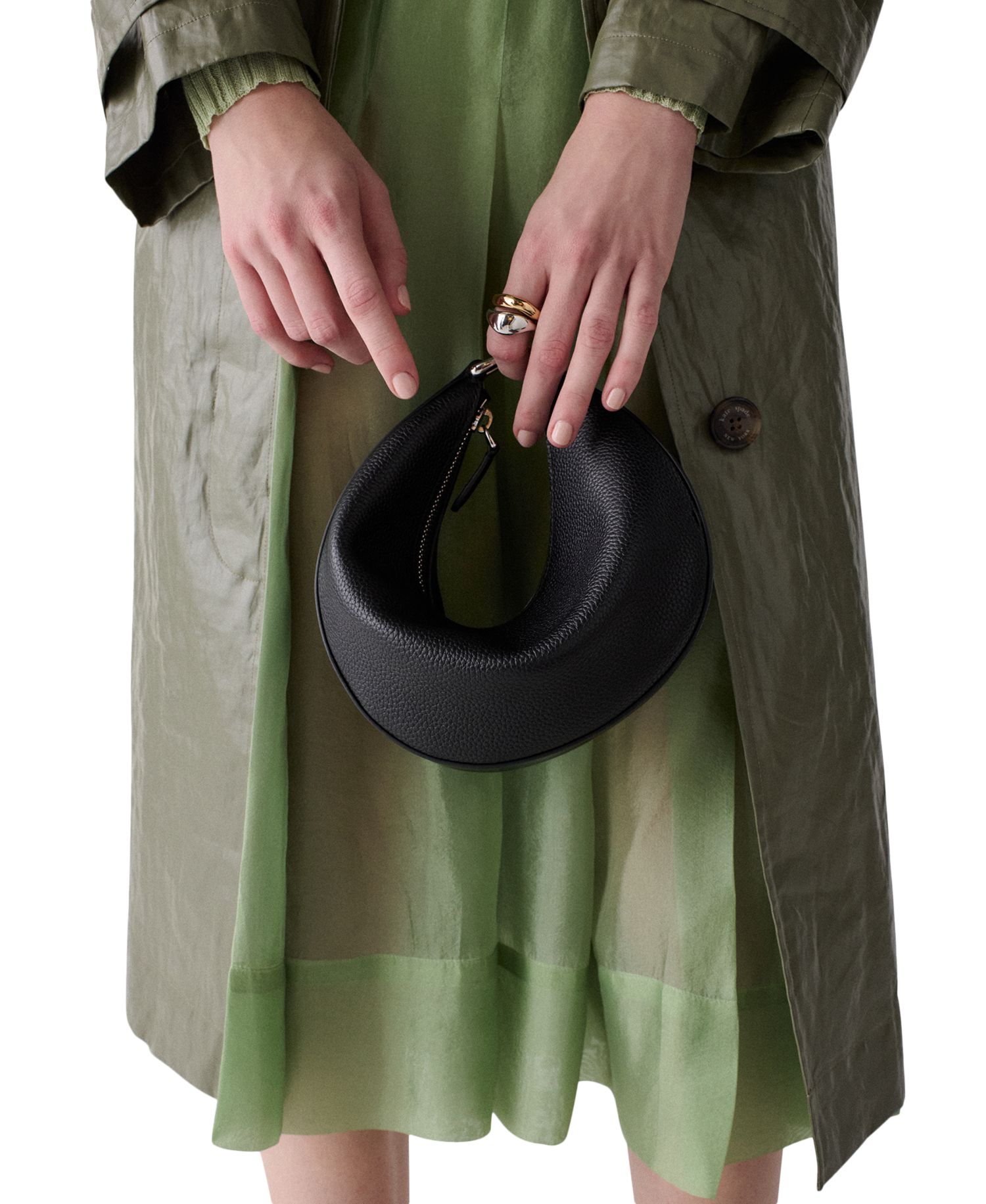 Duo Small Pebble Leather Crossbody Bag