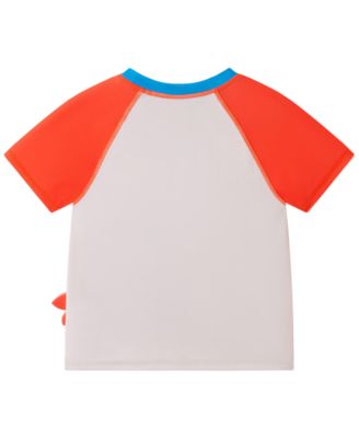 Boys' 2T-5 Crewneck Rash Guard and Printed Shorts, 2-Piece Set