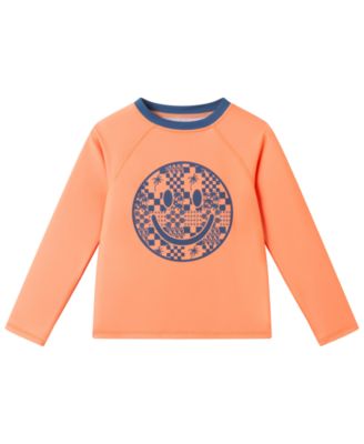 Boys' 2T-5 Crewneck Rash Guard and Printed Shorts, 2-Piece Set