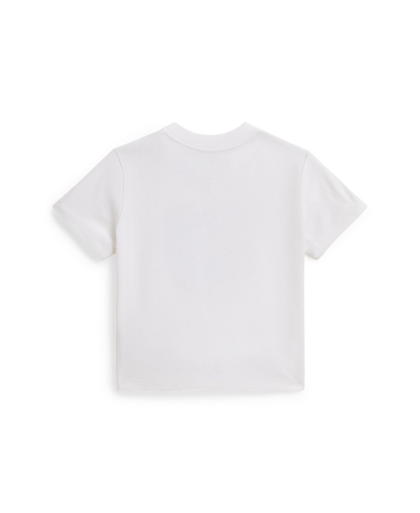 Футболка Polo Ralph Lauren Crewneck Jersey Graphic T-Shirt для мальчиков-малышей, цвет: Белый — фото 2