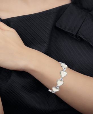 Mother Of Pearl Bracelet in Sterling Silver