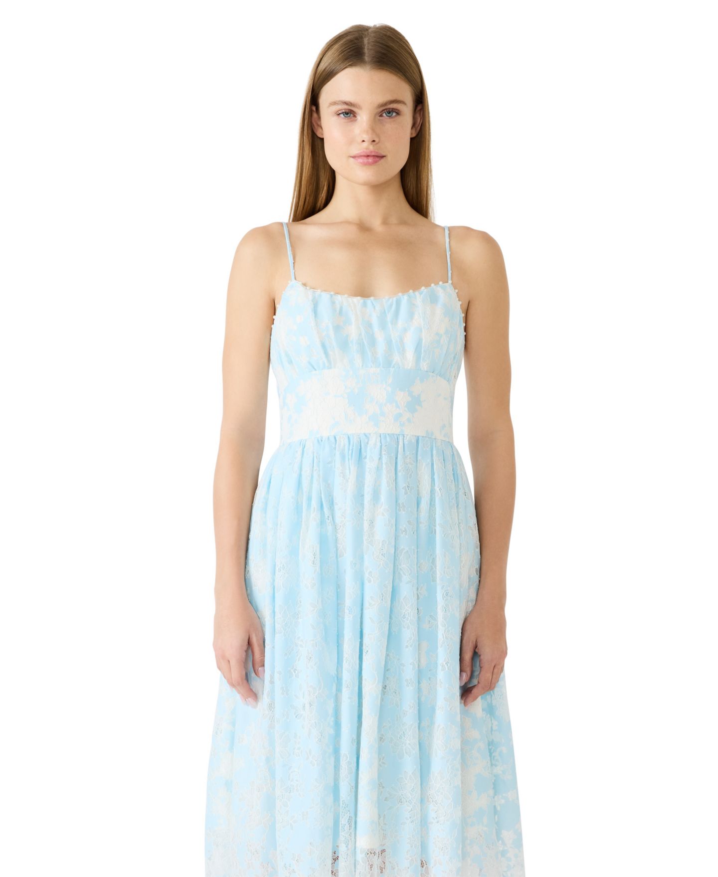 Женское платье Steve Madden Talita Sleeveless Midi, цвет: Синий — фото 2