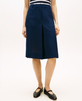 Women's Tailored Utility Knee Midi Skirt