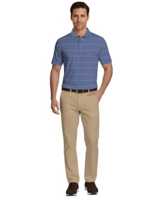 Men's Striped Classic-Fit Golf Polo Shirt