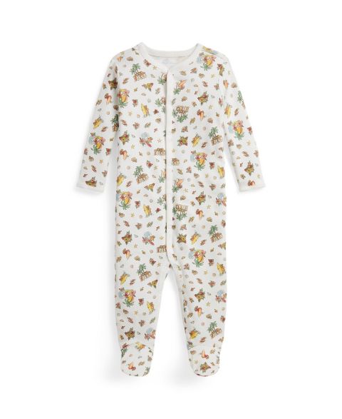 Комбинезон Polo Ralph Lauren Polo Bear Interlock Round Neck Coverall для мальчиков-малышей