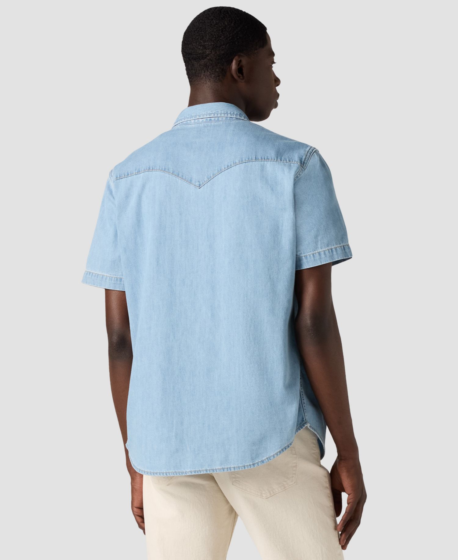Men's Short-Sleeve Western Shirt