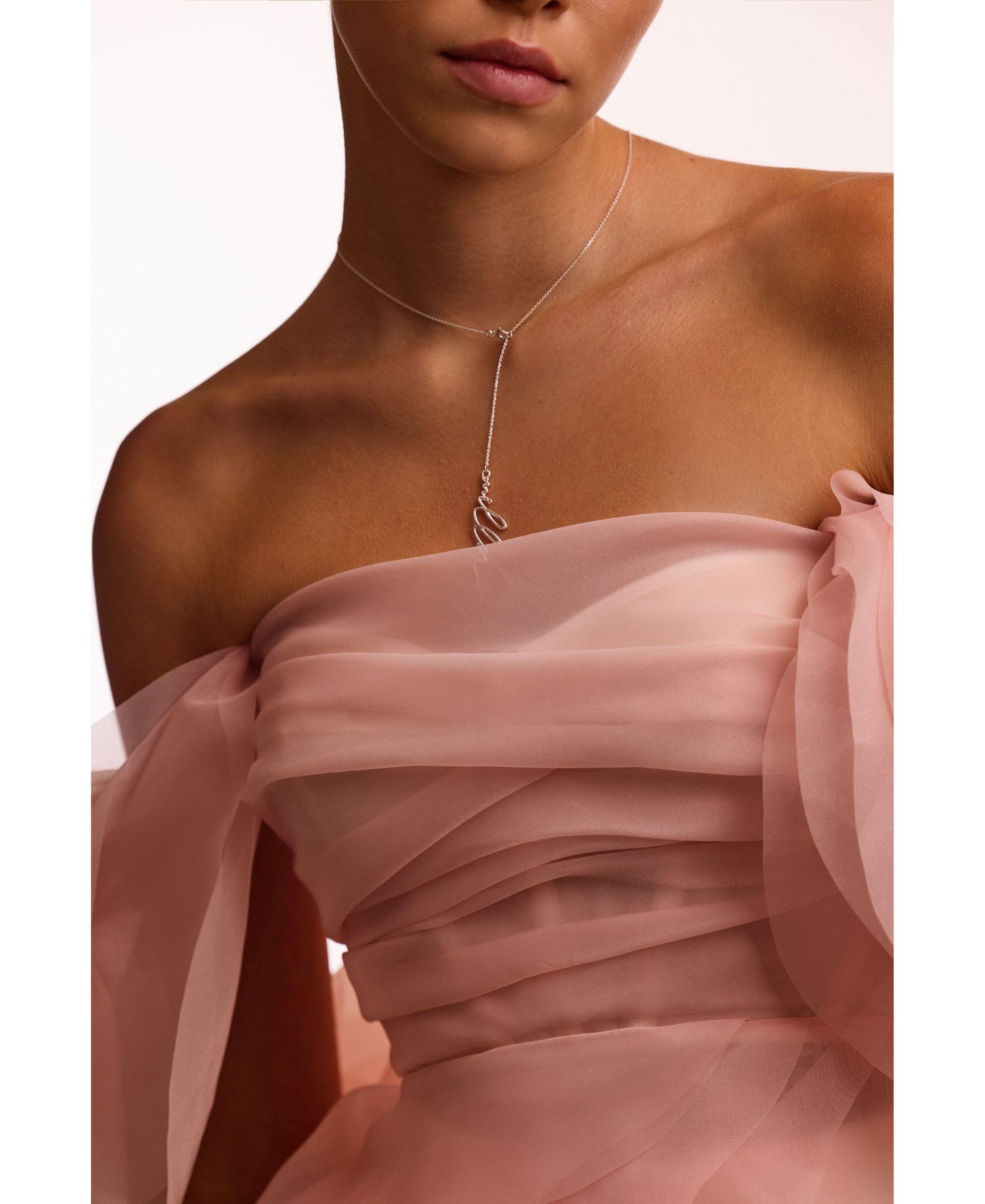 Womens Dreamy off-shoulder blouse with meringue flounces
