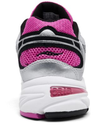 Women's Grid Jazz 9 Suede Casual Sneakers from Finish Line