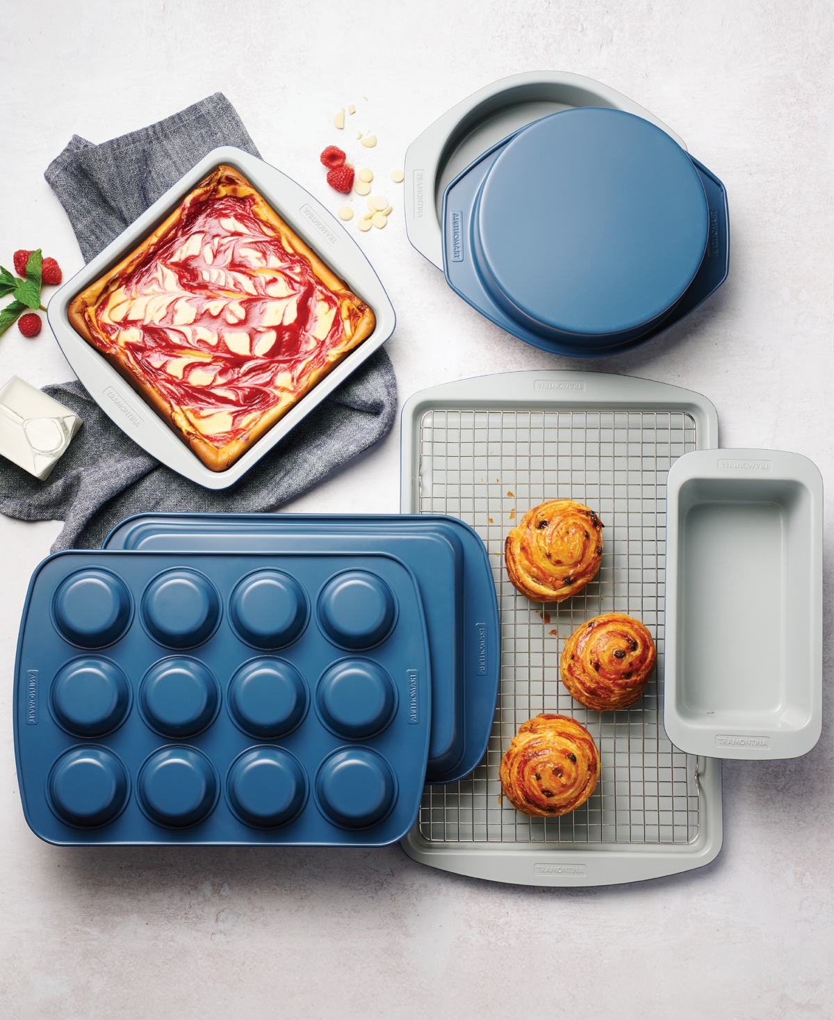 Tramontina Ceramic -Pc. Nonstick Bakeware Set