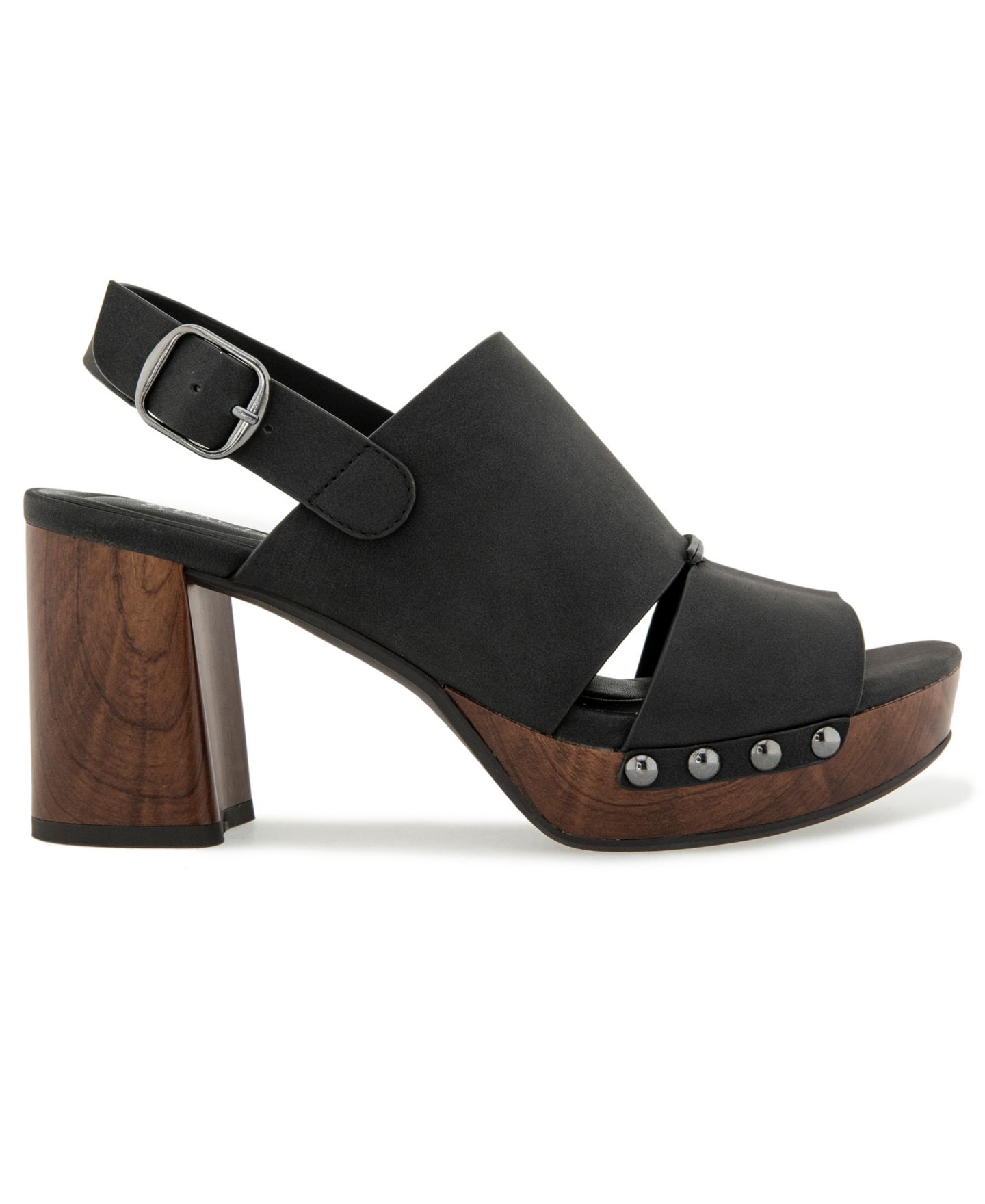 Женские сандалии Kenneth Cole Reaction Rehoboth Platform Dress Sandals, цвет: Чёрный гладкий — фото 2