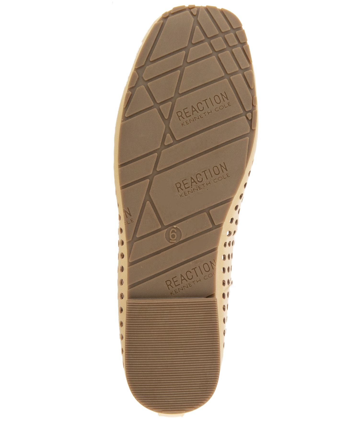 Женские перфорированные балетки Kenneth Cole Reaction Elstree, цвет: Custard — фото 5