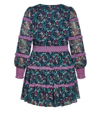 Women's Plus Size Hollie Print Dress