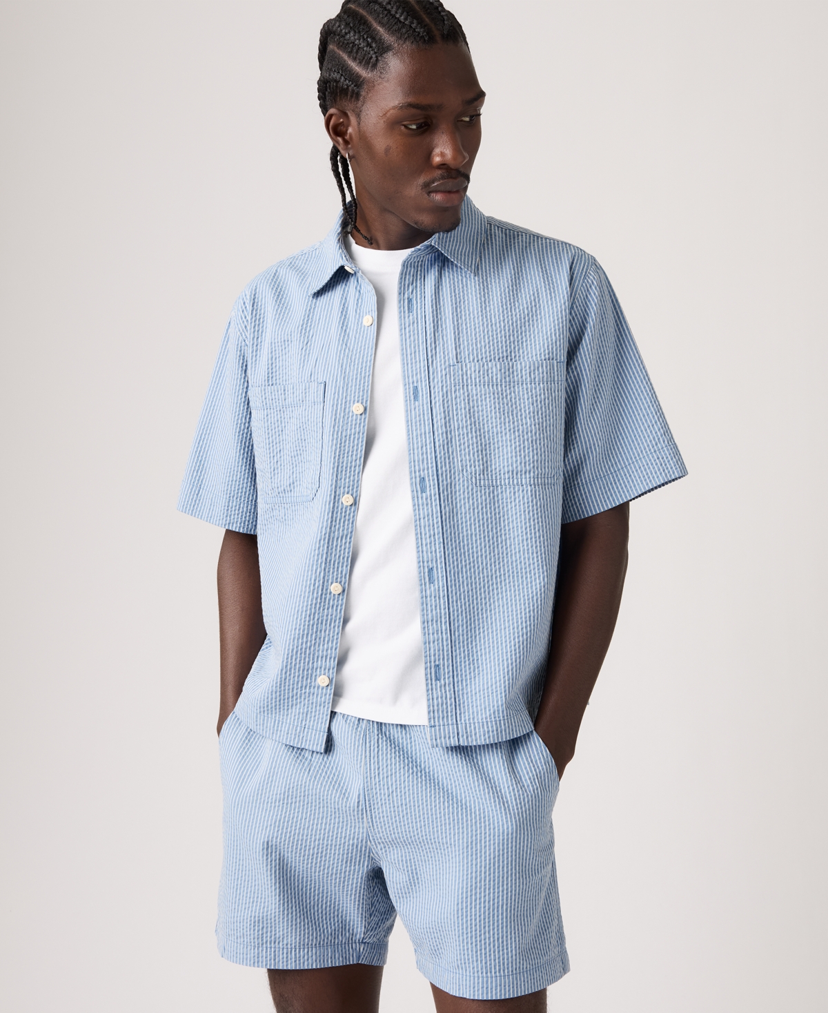 Levi's Men's Short-Sleeve Mechanic Boxy Shirt