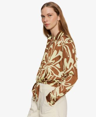 Women's Lover Printed Tie Shirt