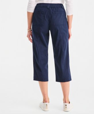 Women's Seamed Utility Capri Pants