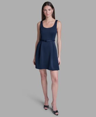 Women's Scoop Neck Mini Dress