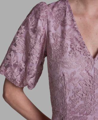 Women's Floral Embroidered Mini Dress