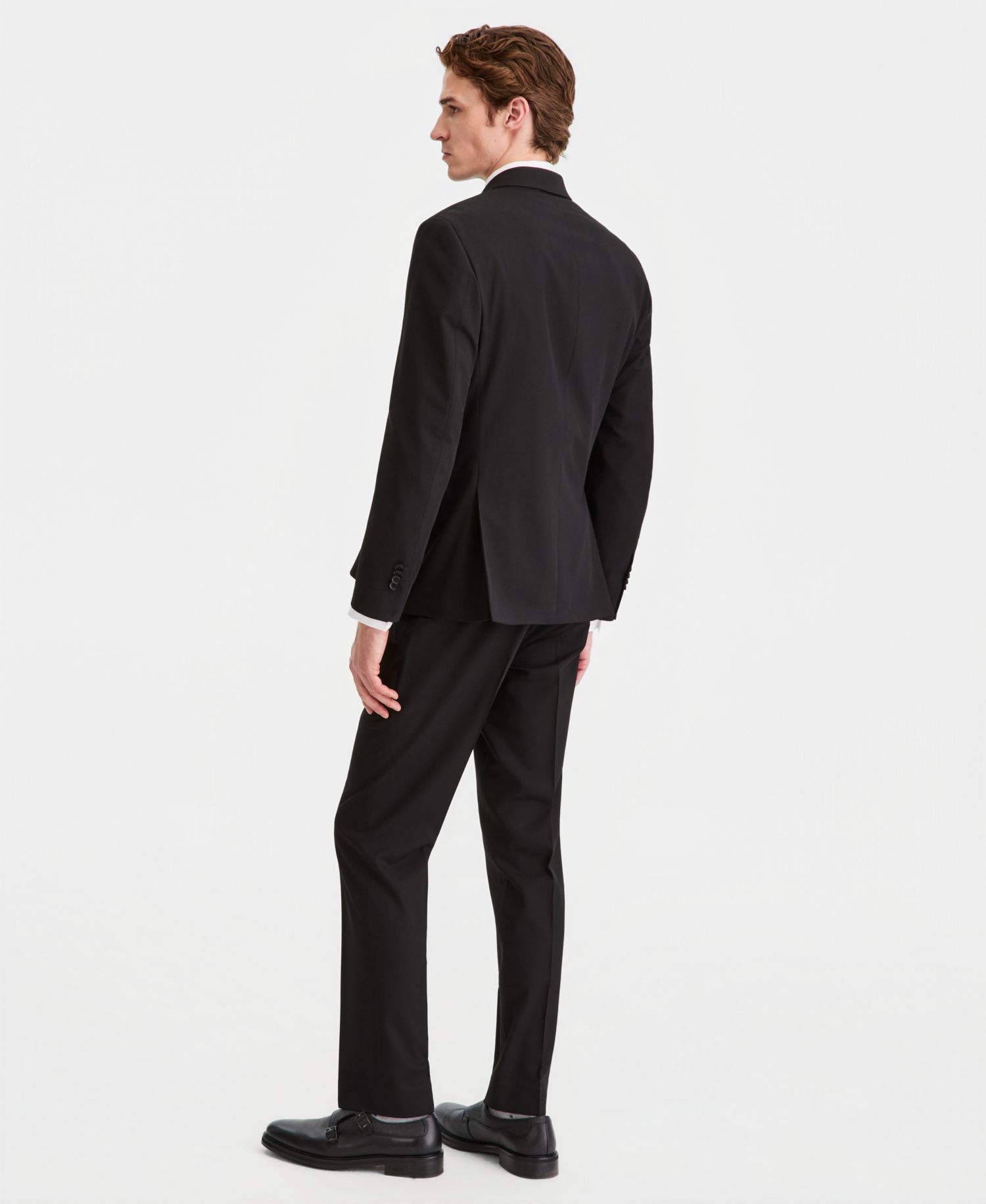 Men's Double-Breasted Slim-Fit 2-Piece Suit