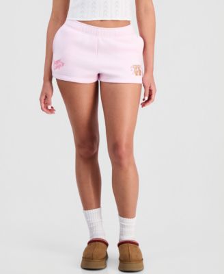 Juniors' Travel Together Fleece Shorts