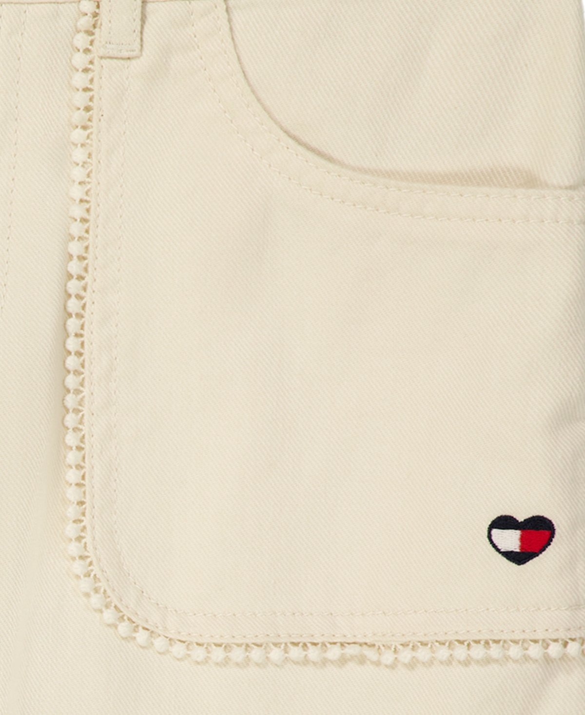 Tommy Hilfiger Girls' 7-16 Twill Wide-Leg Pants