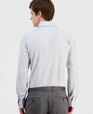 Men's Slim-Fit Performance Four-Way Stretch Dress Shirt