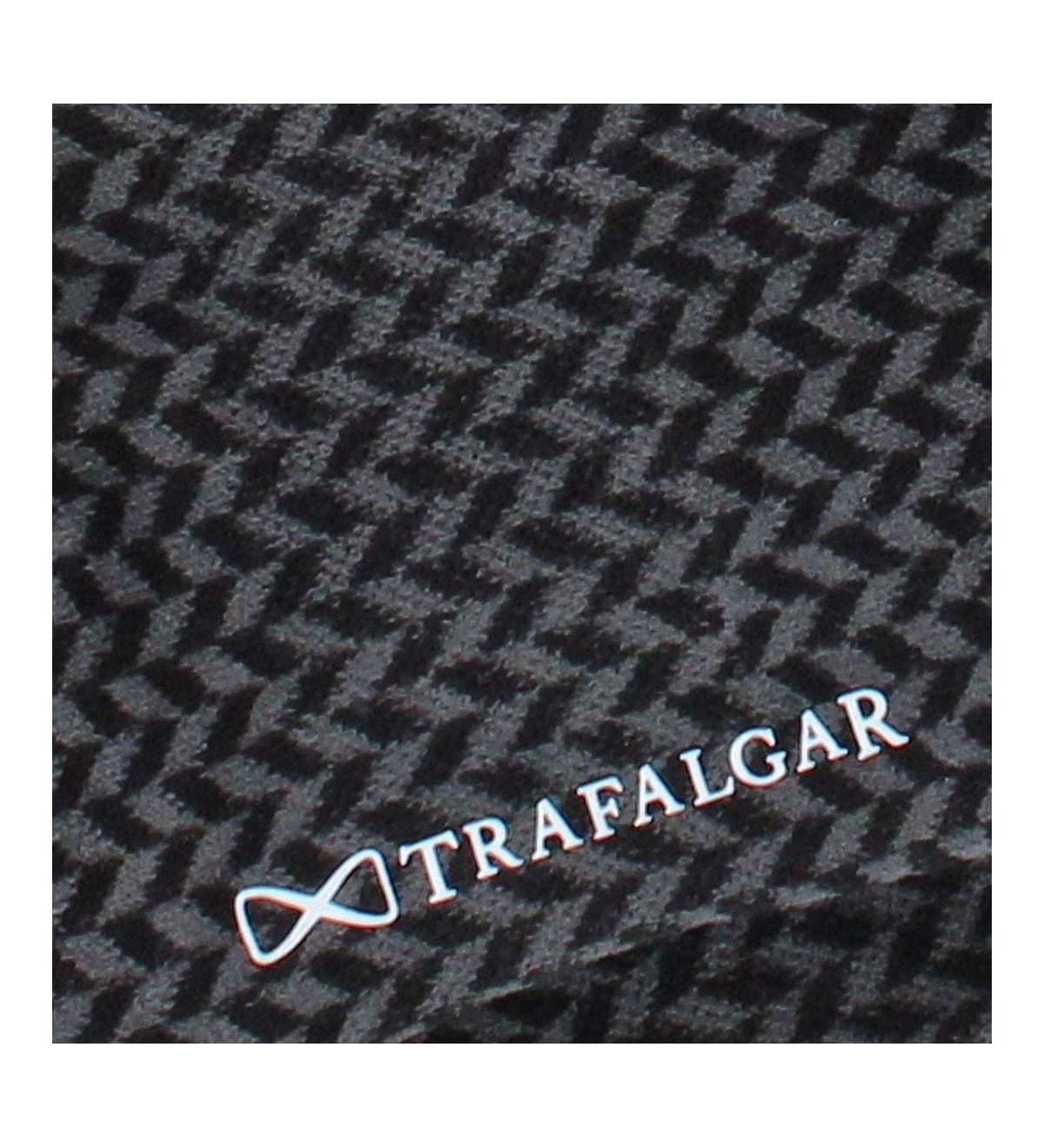 Trafalgar Men's Holden Herringbone Mid-Calf Pima Cotton Socks (1 Pair)