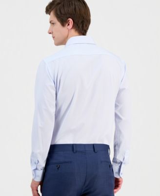 Men's Slim-Fit Performance Four-Way Stretch Dress Shirt