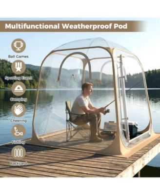 Clear Bubble Sports Tent Pod with Sealed Floor, Waterproof All-Weather Shelter