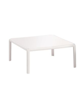 3 Piece Modern Outdoor Patio Sectional Conversation Set with Square Coffee Table Waterproof Thick Cushions White Light Gray for Porch Balcony