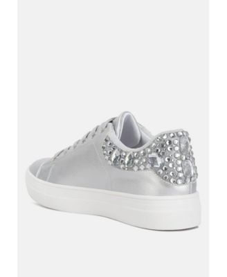 Women Gems Diamante Embellished Sneakers