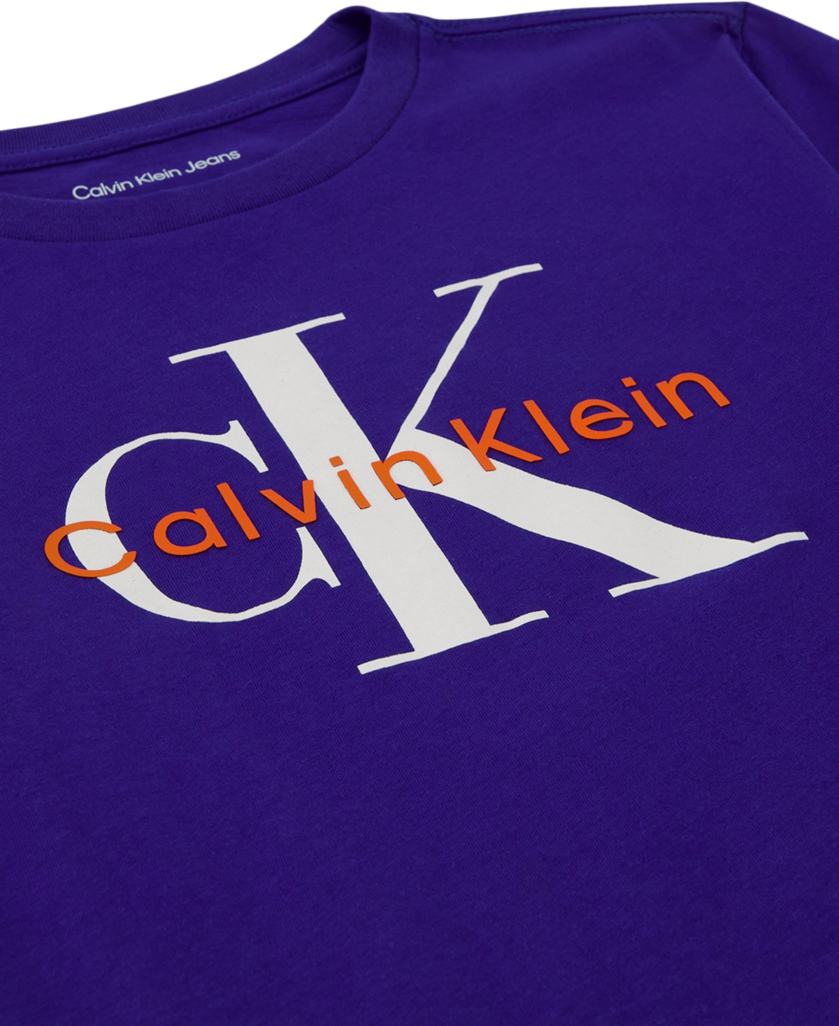 Calvin Klein Boys' 8-20 Monologo Crewneck T-Shirt