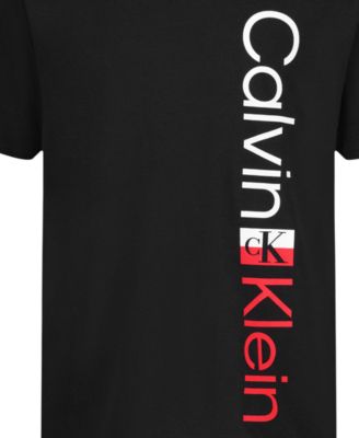 Boys' 8-20 Vertical CK Short-Sleeve Crewneck T-Shirt